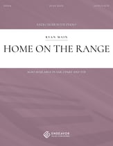 Home on the Range SATB choral sheet music cover